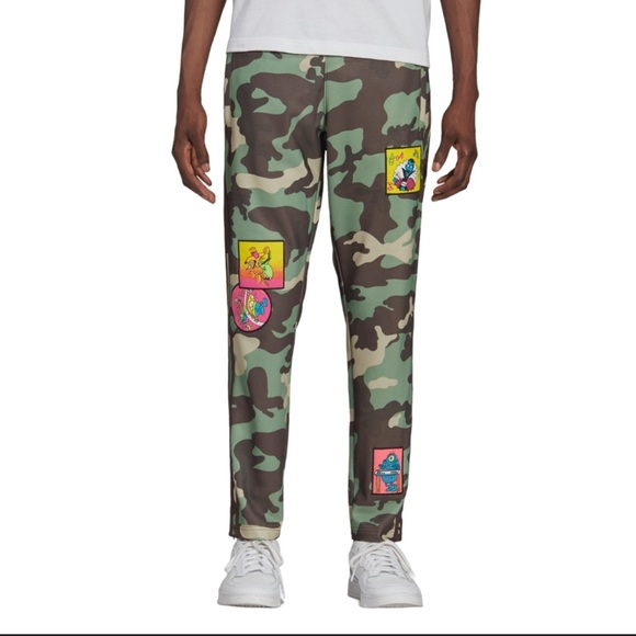 NWT Adidas Originals X Jeremy Scott Camo Track Pants Small Large - Picture 2 of 3